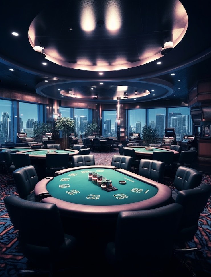 Multi-player Capsa Banting table
